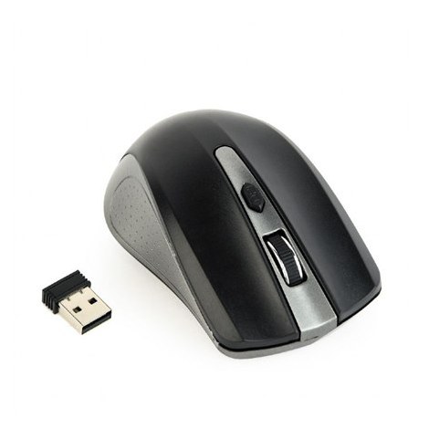 Gembird | 2.4GHz Wireless Optical Mouse | MUSW-4B-04-GB | Optical Mouse | USB | Spacegrey/Black - 2